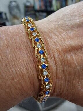 Gold Plated CZ Tennis Bracelet 7.5"